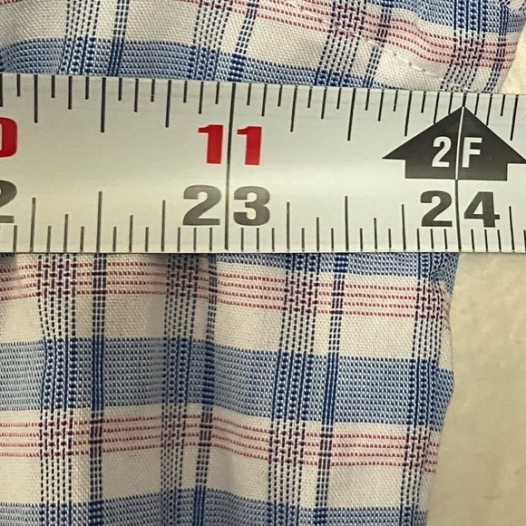 Van Heusen Flex Regular Fit Plaid Casual Button Down Shirt Mens Size XL - Picture 6 of 7